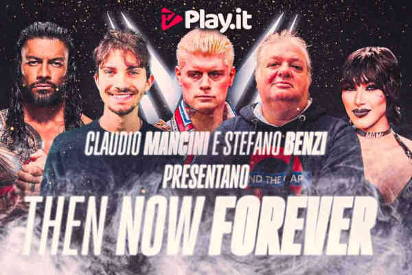 Locandina ufficiale di Then Now Forever, con Claudio Mancini e Stefano Benzi